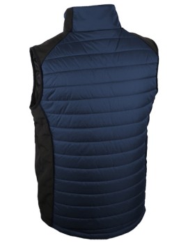 Doudoune sans manche softshell Ripstop marine/noir – Légère et confortable pour travailler en toutes saisons