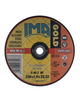 Meule à tronçonner dia 230 x 1.9 mm x 22.23 - FSN34