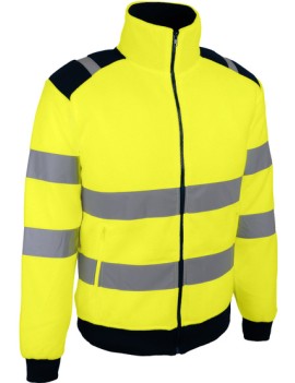 POLAIRE HAUTE VISIBILITE POLGA JAUNE