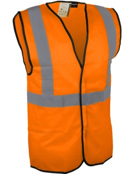 GILET HAUTE VISIBILITE ORANGE
