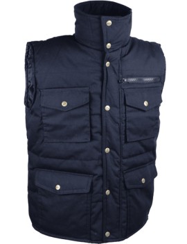 GILET MATELASSE MARINE PROTEGE REINS