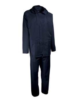 ENSEMBLE PLUIE MARINE NYLON/PVC