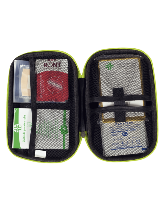 Trousse de secours véhicule 2/4 personnes – Compacte, haute visibilité et conforme à la réglementation professionnelle