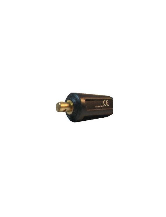 Connecteur Femelle Quart De Tour Pour Câble 95 Mm² - Laiton, Max 500A, Norme EN 60974-12